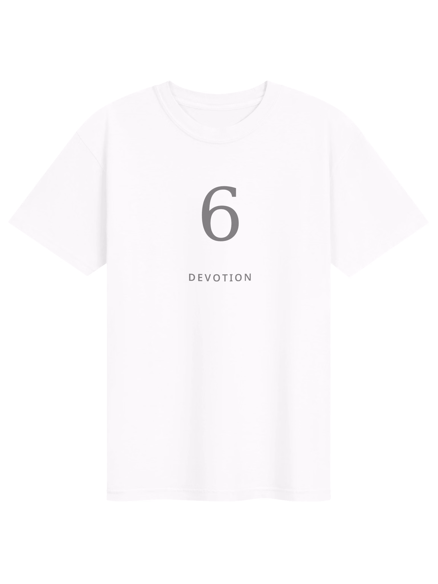 6 — DEVOTION T-shirt product mockup