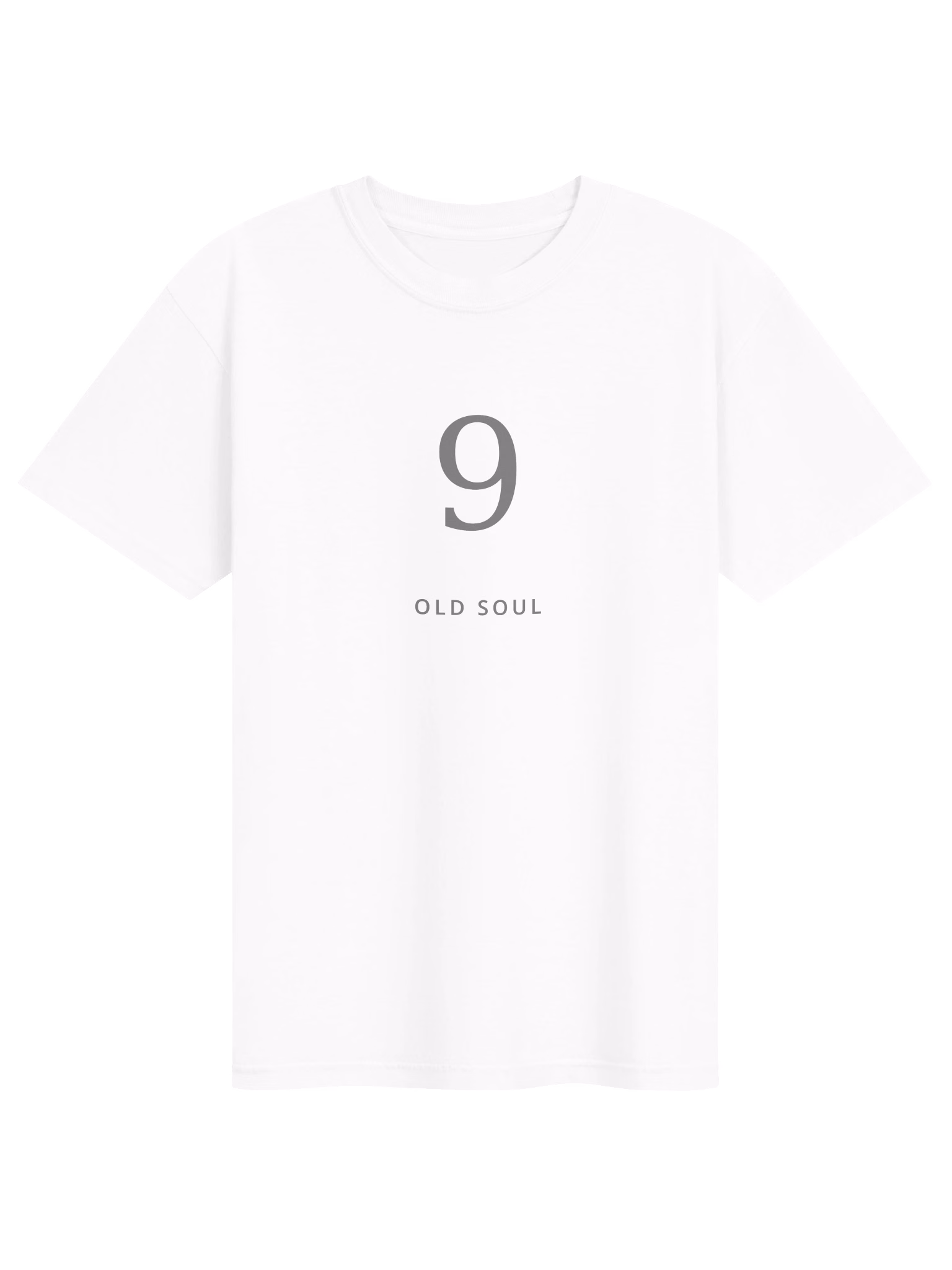 9 — OLD SOUL T-shirt product mockup